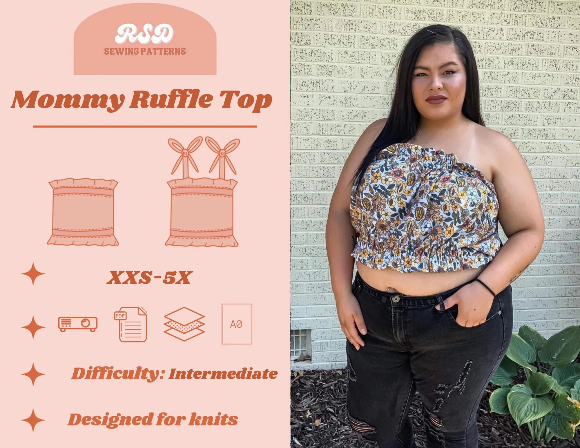 Mommy Ruffle Top