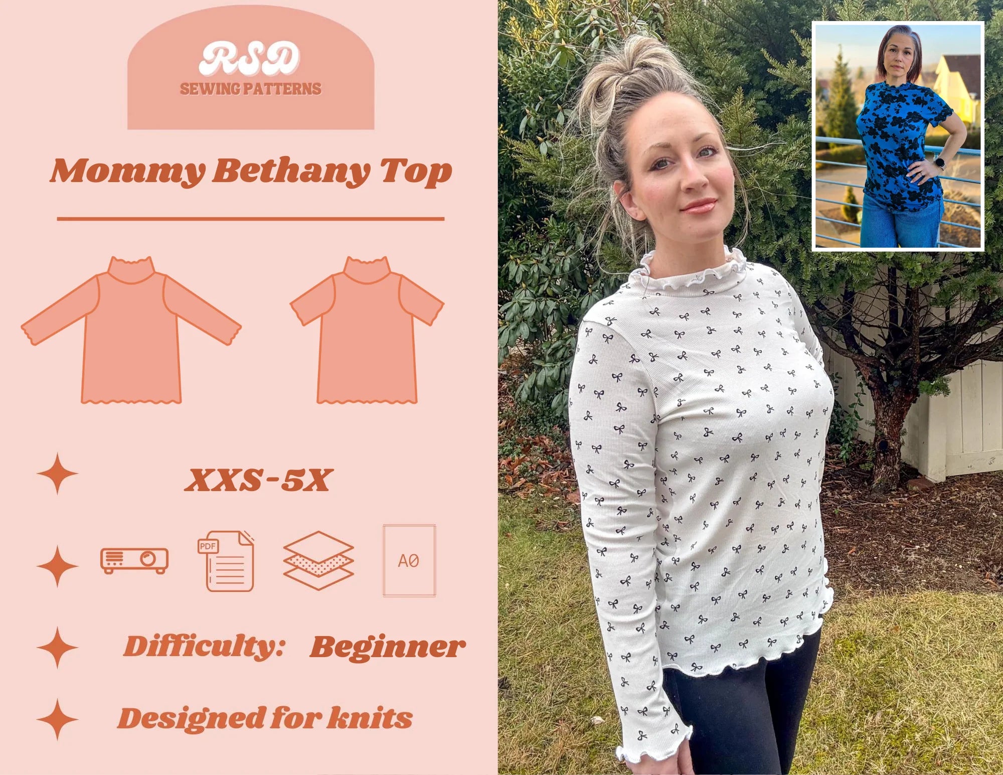 Mommy Bethany Top