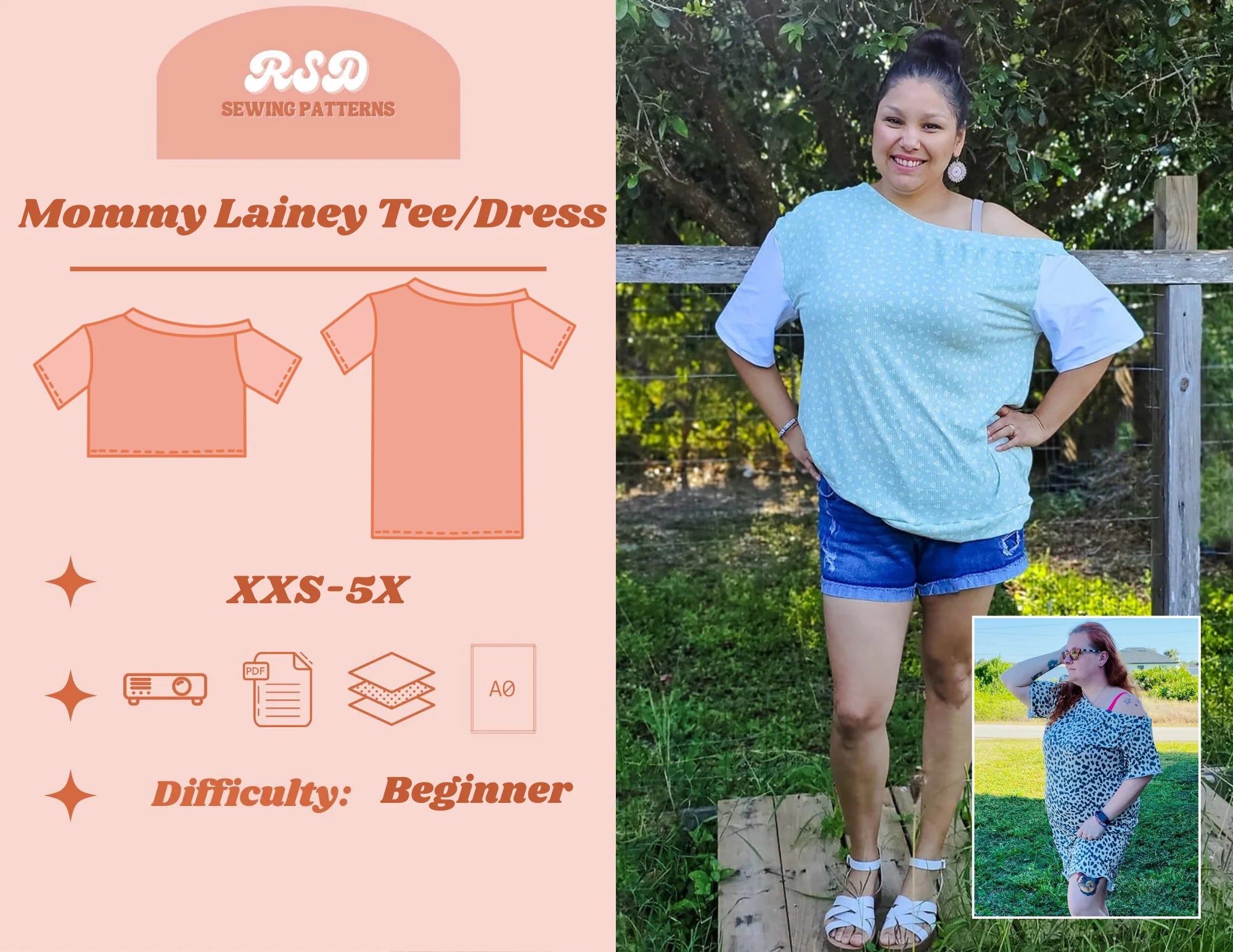 Mommy Lainey Tee & Dress