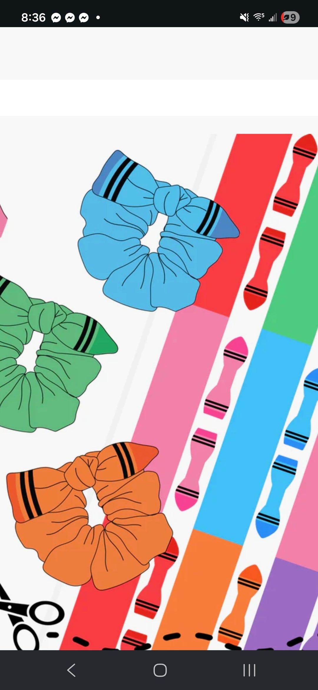 Pre-order back to school scrunchie