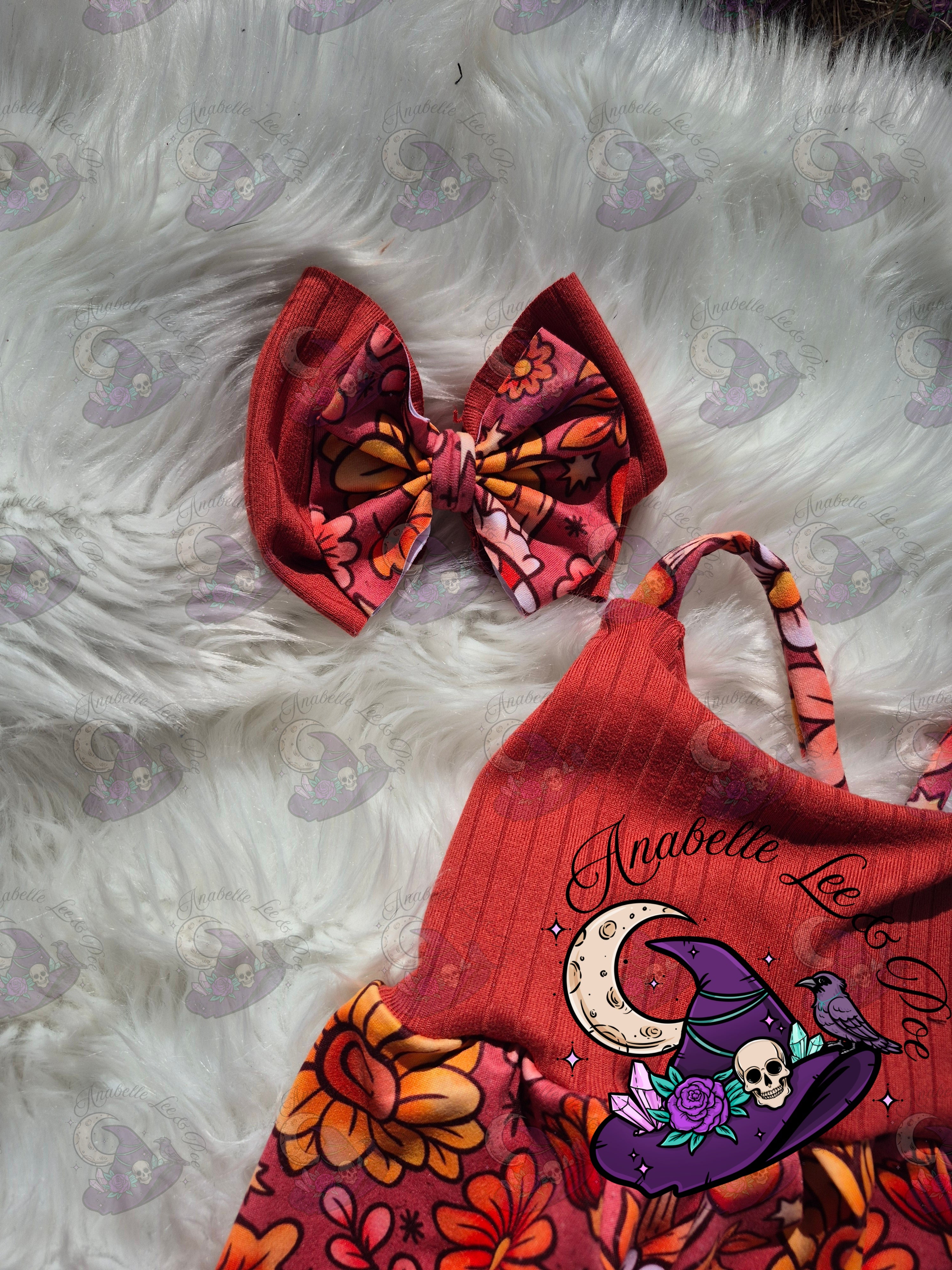 Fall floral napa with bow