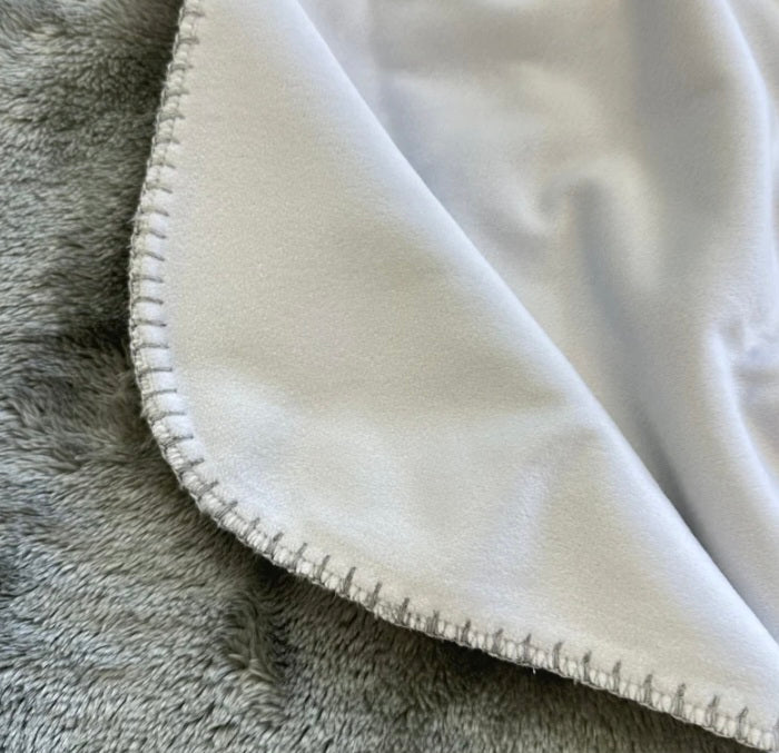 Baby bat milestone blanket