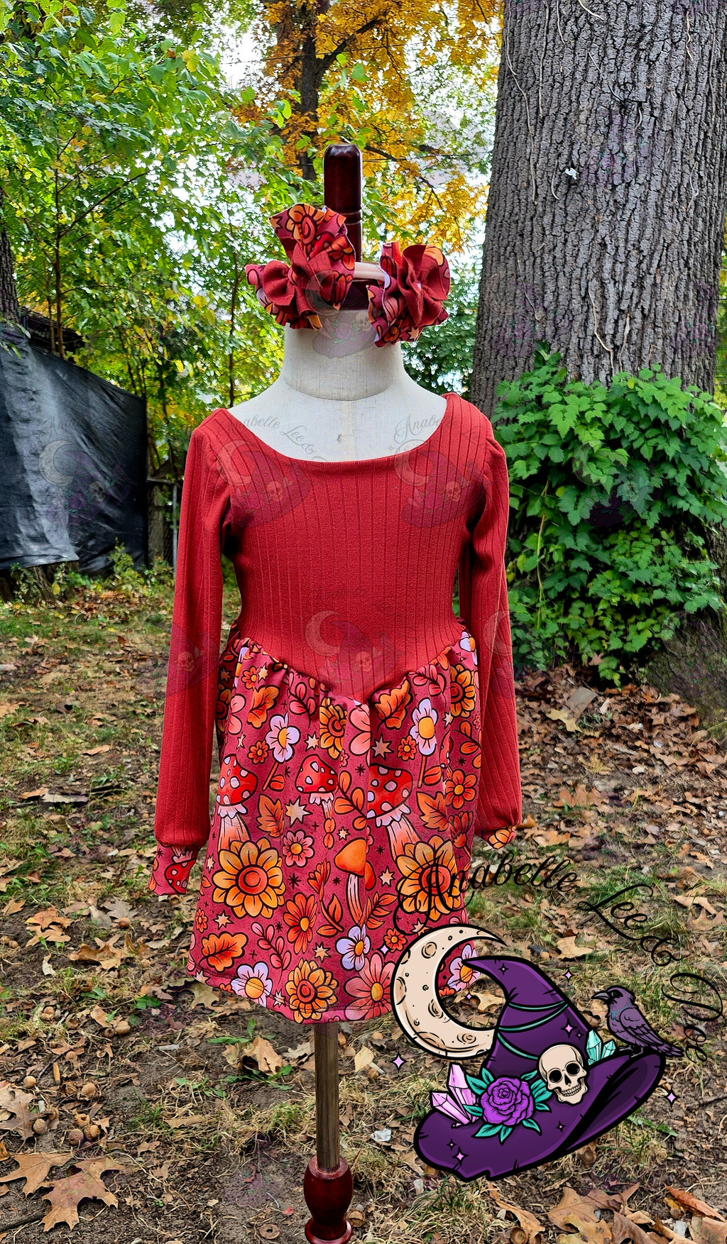 Fall floral Rosette with shredded piggies