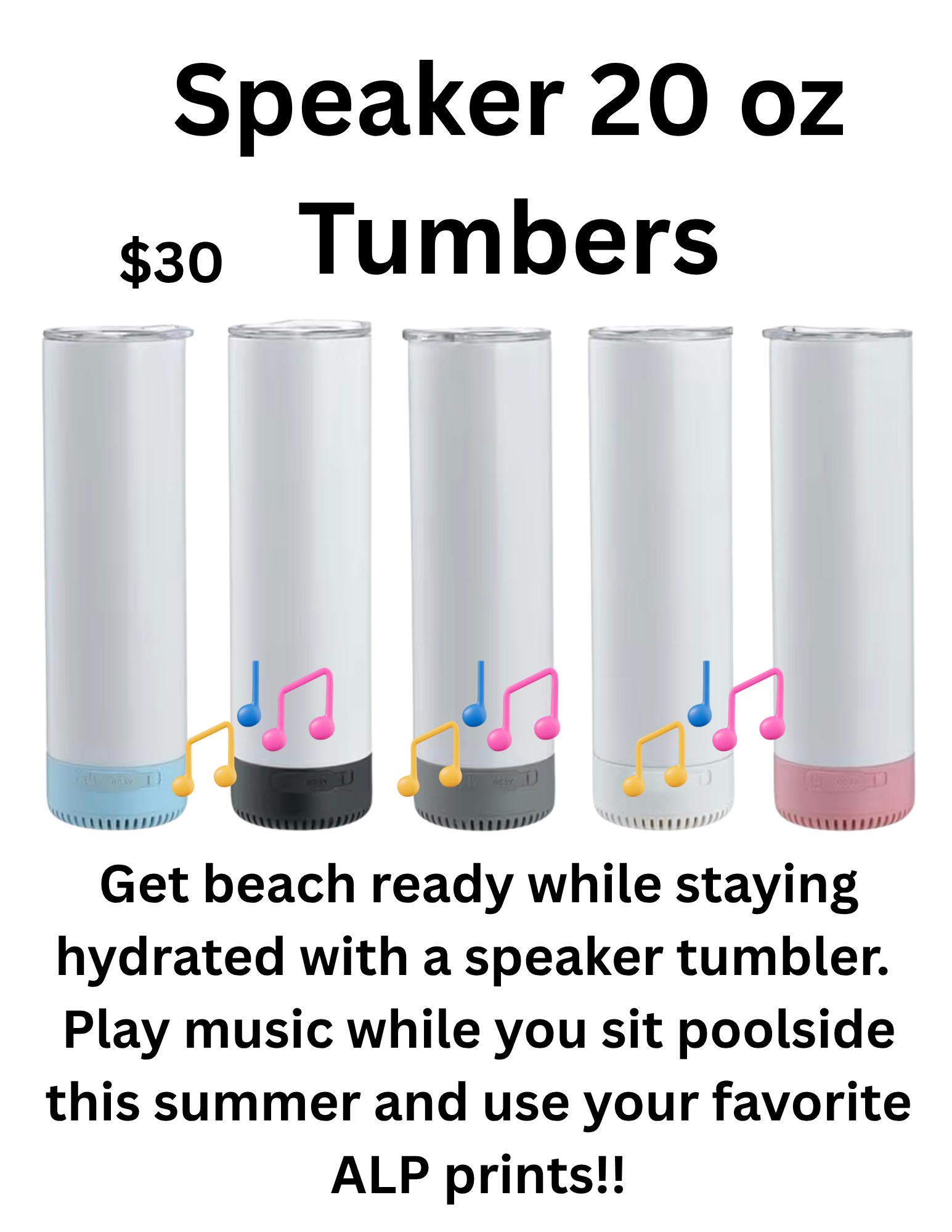 20 oz speaker tumbler